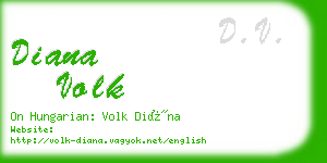 diana volk business card